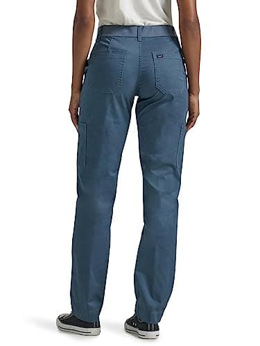 Lee Womens Ultra Lux Comfort with Flex-to-go Utility Pants, Deep Waters, 4 US - Image 3