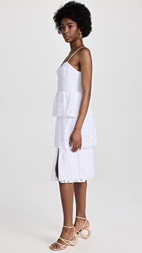 Amanda Uprichard Women's Rosalia Dress, White, M - Image 4