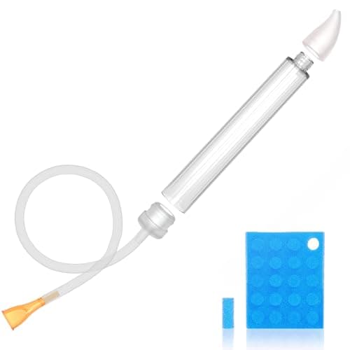Baby Nasal Aspirator with 24 Filters , Baby Nose Sucker for Toddler, Sealed Design & Soft Silicone Tip, BPA-Free - Image 1