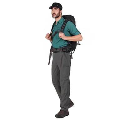 Columbia Men's Silver Ridge Convertible Pant, Breathable, UPF 50 Sun Protection, Grill, 36x30 - Image 6