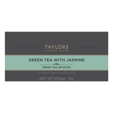 Taylors of Harrogate Green Tea with Jasmine, 100 Count (Pack of 1) - Image 2