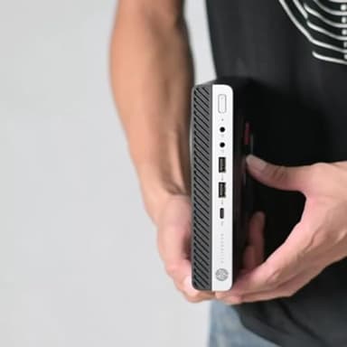 HP EliteDesk 800 G4 Mini Tiny Business Desktop Computer, Intel Core i5-8500T, 16GB DDR4 RAM, 512GB NVMe SSD, WiFi, Bluetooth, DisplayPort, Win11 Pro 64-bit (Renewed) - Image 6