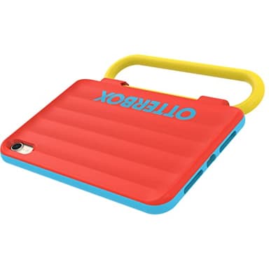 OtterBox Made for Kids Case for iPad mini (A17) and iPad mini (6th gen) - Hearts and Crafts (Red), Easy Installation and Removal, Grab and Go Handle, Easy Cleaning, Durable - Image 4