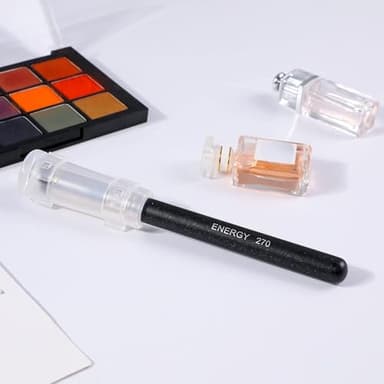 ENERGY Concealer Brush Under Eye Mini Angled Flat Top Kabuki Nose Contour Brush for Concealing Blending Setting Buffing with Powder Liquid Cream Cosmetic Pro Small Makeup Foundation brushes 270 - Image 2