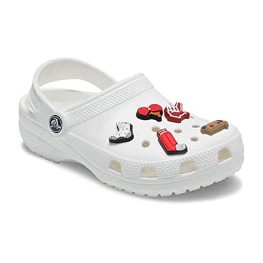 Crocs Girls and Teens Cute Collection Multi Packs Charms for Kids’ Shoes – Medium Width – Single Size Gym Bro 5-Pack One Size Medium - Image 2