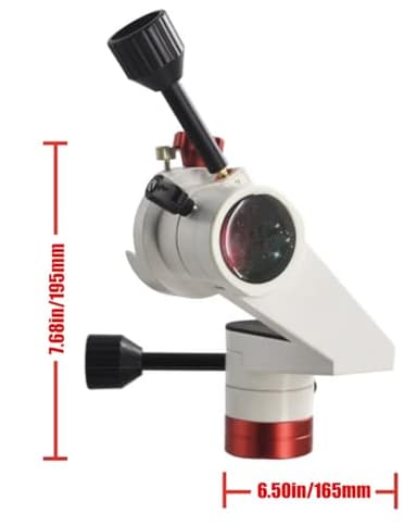 Altazimuth Telescope Mount, Alt-az Reflector Telescope Equatorial Mount, 3/8” Thread for Tripod Telescopes for Adults Astronomy, Coarse & Fine Adjustment, 22LBS Capacity - Image 6