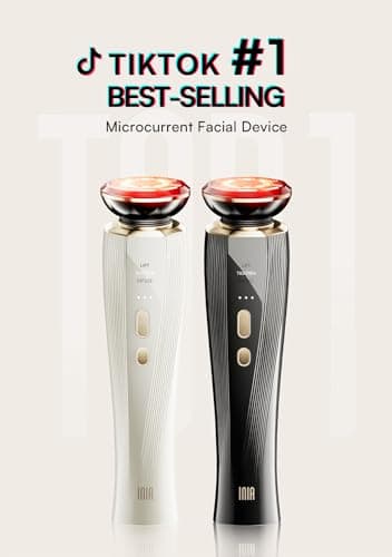 INIA 3-in-1 Red Light Therapy for Face and Neck Facial Massager True Beauty Glow Device, Lifting & Firming Skincare Tool - Image 2
