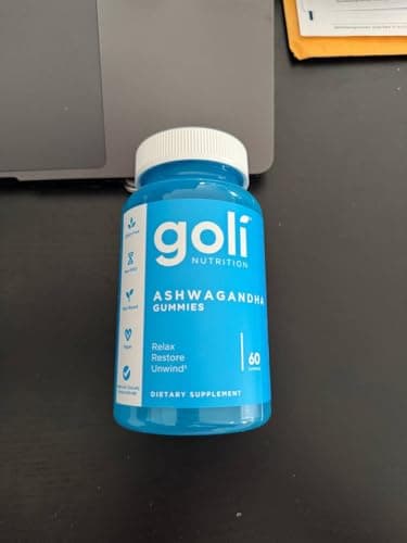 Goli Ashwagandha & Vitamin D Gummy - 60 Count - Mixed Berry, KSM-66, Vegan, Plant Based, Non-GMO, Gluten-Free & Gelatin Free Relax. Restore. Unwind, Pack of 1 - Image 8