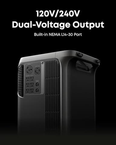 Anker SOLIX F3800 Plus Portable Power Station (Upgraded Version) and BP3800 Expansion Battery with 400W Solar Panel, 7.68kWh, 3200W Solar Input, Generators for Home Use, For Power Outages, Emergencies - Image 4