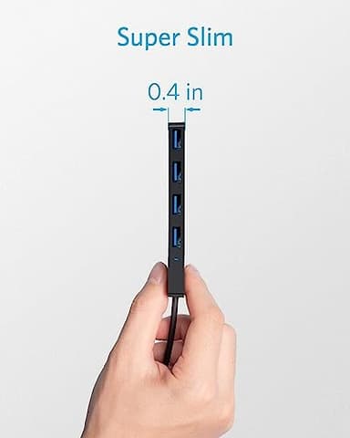 Anker USB Hub 4 Ports, Multiple USB 3.0 Hub, USB Splitter for Laptop, Extender for A Port Laptop, PC, Desktop and More [Charging Not Supported](2ft USB-A) - Image 4