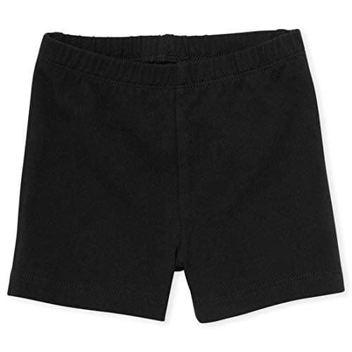 The Children's Place baby girls Shorts Leggings, Black, 4T US