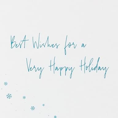 Papyrus Christmas Cards Boxed with Envelopes, Best Wishes (8-Count) - Image 3