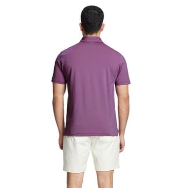 MAELREG Men’s Polo Shirts Short Sleeve Quick Dry Performance Lightweight Pinstriped Collared Polo Shirt for Men - Image 4
