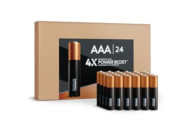Duracell Optimum AAA Batteries 24 Count with POWER BOOST Ingredients, Re-closable Pack for a Quick, Easy Access and Organized Storage - Image 1