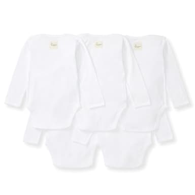 Burt's Bees Baby Organic Cotton Bodysuits – Baby Boy & Girl Short and Long Sleeve One-Pieces, 5-Pack - Image 2