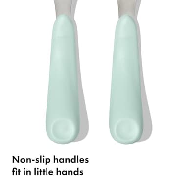 OXO Tot Fork and Spoon Set - Opal - Image 4