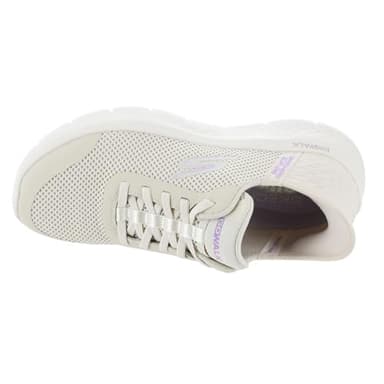 Skechers Women's Go Walk Flex Hands Free Slip-Ins - Grand Entry Sneaker, Off White, 8 Wide US - Image 3