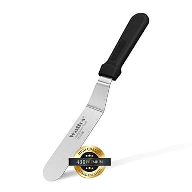 Walfos Icing Spatulas, Stainless Steel Cake Spatula with Sturdy and Durable Handle Cake Decorating Spatula - Multi purpose Use for Home, Kitchen or Bakery (6 inch)… - Image 1