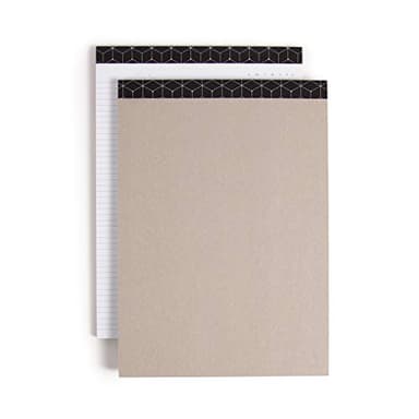 U Brands Fashion Letter Pad Refill, Black, 2 Pack - Image 2