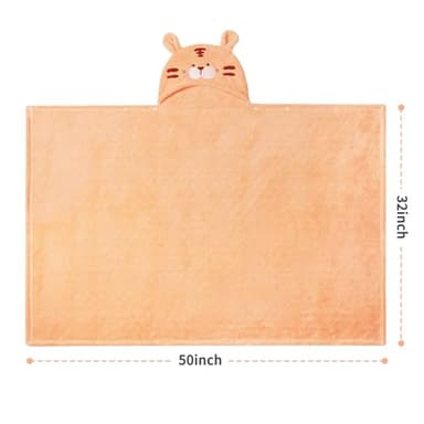 FUBANRAY Toddler Bath Towel Hooded Kids Towels Baby Bath Towels for Boy Girl 0-5 Year, 2-Pack Thick Absorbent Toddler Towels with Hood Kids Bath Towel, Large 50''x32'' Baby Hooded Towel for Kids - Image 2