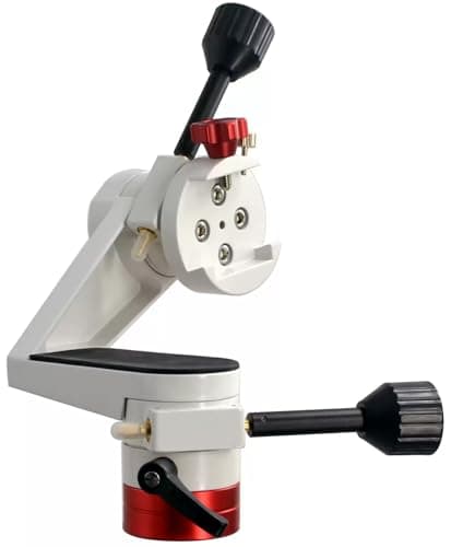 Altazimuth Telescope Mount, Alt-az Reflector Telescope Equatorial Mount, 3/8” Thread for Tripod Telescopes for Adults Astronomy, Coarse & Fine Adjustment, 22LBS Capacity - Image 1