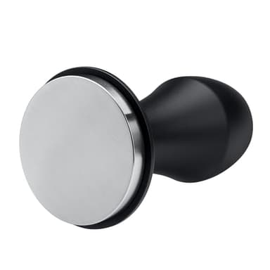Normcore 58mm Coffee Tamper V4.1 with Click Feedback, Self-Leveling Spring-Loaded Design, 304 Stainless Steel Flat Base for 58mm Espresso Portafilters, Black Anodized Aluminum Handle - Image 5