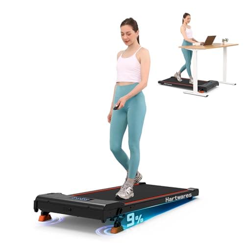 Walking Pad Treadmill with Incline, Under Desk Treadmills for Home Office Small, 2.5HP Brushless Motorized, App Compatible, Portable Walking Pad with Remote Control, 300lb Capacity - Image 1