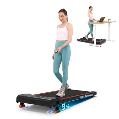 Walking Pad Treadmill with Incline, Under Desk Treadmills for Home Office Small, 2.5HP Brushless Motorized, App Compatible, Portable Walking Pad with Remote Control, 300lb Capacity - Image 1