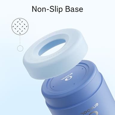 Insulated Water Bottle with Straw - Encool Stainless Steel Water Bottle, Reusable Leakproof and BPA-Free for Sports, Travel, Cold for 24 Hours, 24 oz, Ocean - Image 5