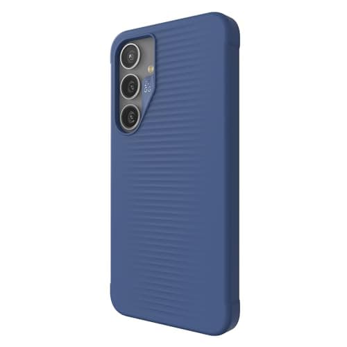 ZAGG Luxe Samsung Galaxy S24+ Case – Graphene-Enhanced, Ultra-Slim, Shock-Resistant, 10ft Drop Protection, Eco-Friendly Design, Wireless Charging Compatible, Noble Blue - Image 1