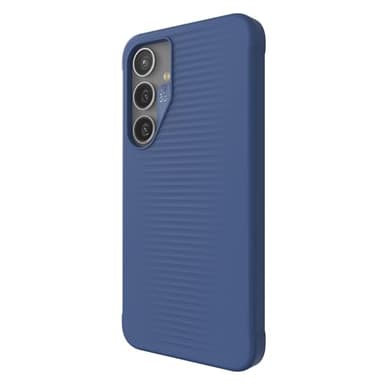 ZAGG Luxe Samsung Galaxy S24+ Case – Graphene-Enhanced, Ultra-Slim, Shock-Resistant, 10ft Drop Protection, Eco-Friendly Design, Wireless Charging Compatible, Noble Blue - Image 1