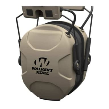 WALKER'S XCEL Digital Electronic Muff-26dB NRR Noise Protection Sound Enhancement Shooting Safety Earmuff, 2 AAA Batteries, XCEL 100, One Size - Image 5
