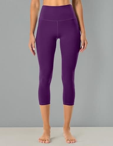 Colorfulkoala Women's High Waisted Yoga Capris 21" Inseam Leggings with Pockets - Image 5