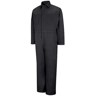 Red Kap Men's Twill Action Back Coverall, Black, 50 - Image 3