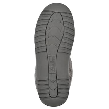 WHITE MOUNTAIN Women's Icons Faux Fur Slip-On Bootie, Grey, 8.5 M - Image 7