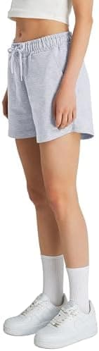 Womens Shorts - SweatShorts Workout Gym Shorts for Women Trendy Fashion Athletic Casual Summer Lounge Sweat Bermuda - Image 5