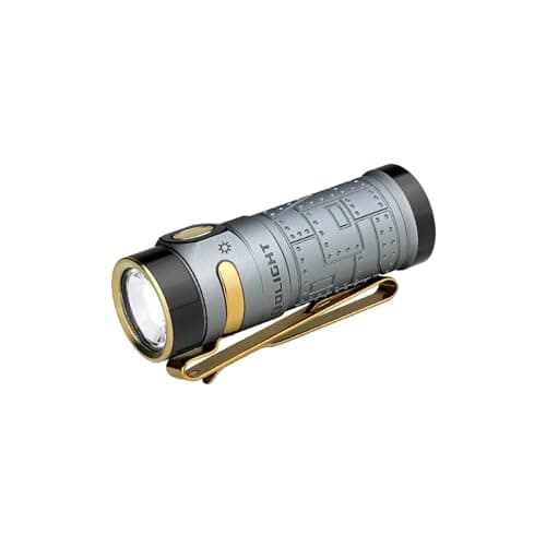 OLIGHT Baton4 Rechargeable EDC Flashlight, LED Pocket Light 1300 Lumens with Magnetic Charging Cable, 6 Modes, IPX8 Waterproof for Home, Camping and Emergency (Fighter Pilot) - Image 1