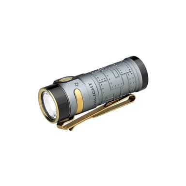 OLIGHT Baton4 Rechargeable EDC Flashlight, LED Pocket Light 1300 Lumens with Magnetic Charging Cable, 6 Modes, IPX8 Waterproof for Home, Camping and Emergency (Fighter Pilot) - Image 1