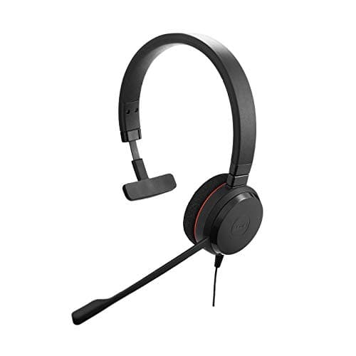 Jabra Evolve 20 MS Teams Wired Headset, Mono Telephone Headset for Greater Productivity, Superior Sound for Calls and Music, USB Connection, All Day Comfort Design - Image 1