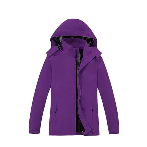 CorBuyit Women's Lightweight Rain Jacket with Hood, Waterproof Travel Jacket - Image 1