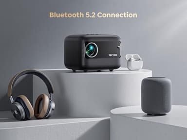 [Electric Focus/Mini Body]Mini Projector with WiFi 6 and Bluetooth 5.2, 2025 Upgrade TOPTRO TR25 Portable Projector, 1080P FHD, ±40° Electric Keystone Correction, Movie Projector for iOS/Android/PS5 - Image 6