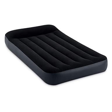 Intex Dura-Beam Standard Pillow Top Airbed Comfortable Blow Up Portable Air Mattress with Built-in Electric Pump and Carrying Bag, Twin Size, Blue - Image 9