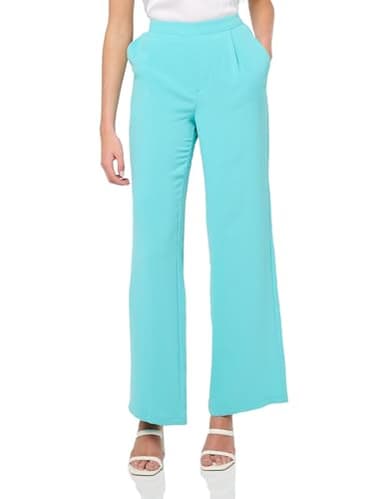 Steve Madden Apparel Women's Payton Pant, Pastel Turq, Large - Image 1