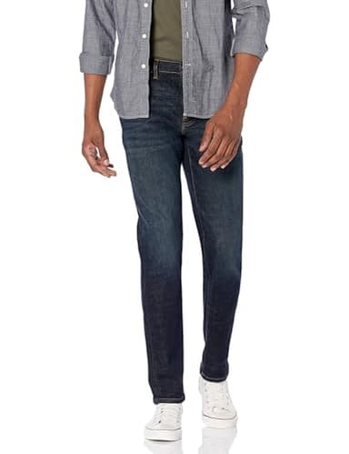 Amazon Essentials Men's Slim-Fit Jeans - Discontinued Colors, Dark Indigo, 38W x 28L - Image 1