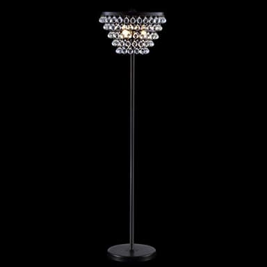 JONATHAN Y JYL9005A Jemma 60" Crystal/Metal LED Floor Lamp, Contemporary, Modern, Transitional, Elegant, Office, Living Room, Family Room, Dining Room, Bedroom, Hallway, Foyer, Bronze/Clear - Image 5