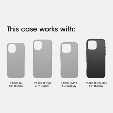 Otterbox iPhone 16 Pro Max Commuter Series Case - Black (Single unit ships in polybag) - Image 2