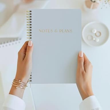 ZICOTO Beautiful Daily Planner And Notebook With Hourly Schedule - Aesthetic Spiral To do List Notepad to Easily Organize Your Tasks And Appointments - Stylish Book And School Or Office Supplies - Image 5