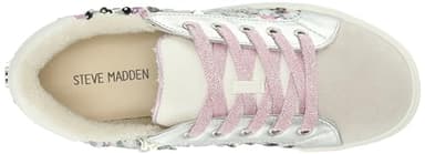 Steve Madden Girls Shoes Girls Emily Sneaker, Sequin, 2 Little Kid - Image 5