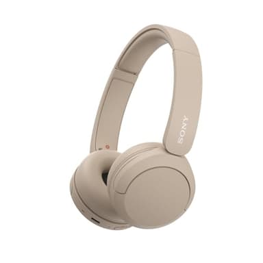 Sony WH-CH520 Wireless Headphones Bluetooth On-Ear Headset with Microphone and up to 50 Hours Battery Life with Quick Charging, Cappuccino - Image 1