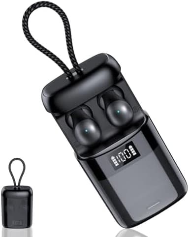 2026 Sleep Earbuds Bluetooth 6.0 in Ear, Mini Sleep Headphones with Sleep Monitor and APP, Small Earplugs for Side Sleepers, 48H Playtime Sleep Earphones with Sleep Mode, Personal Alarm, Black - Image 2